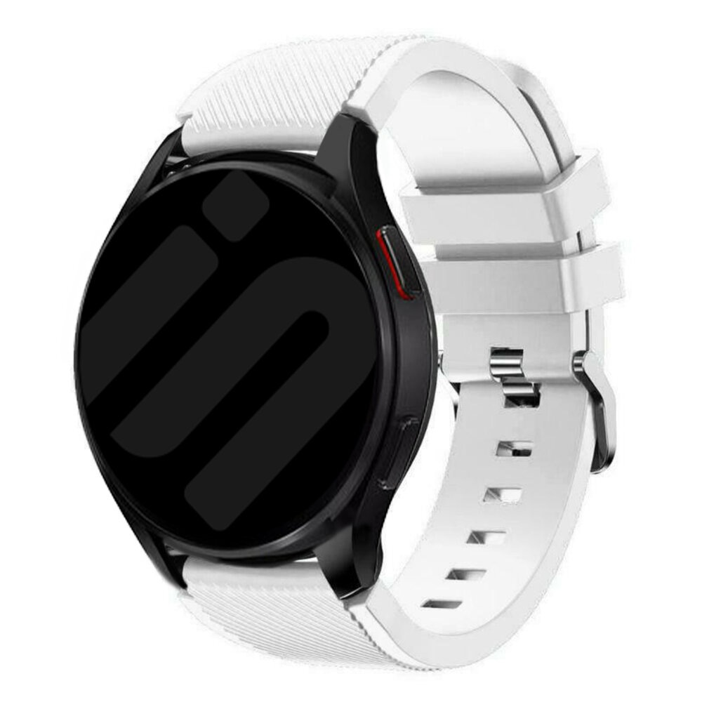 Strap-it® Strap-it Samsung Galaxy Watch 6 - 40mm Silikon Armband (Weiß)
