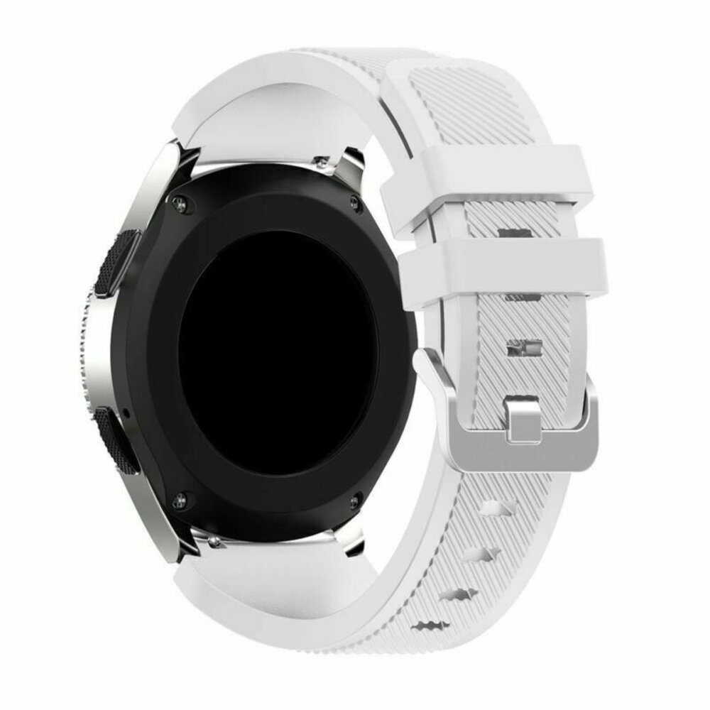 Strap-it® Strap-it Samsung Galaxy Watch 6 - 40mm Silikon Armband (Weiß)