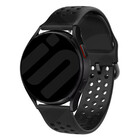 Strap-it® Strap-it Samsung Galaxy Watch 6 - 40mm Admendes Silikon Armband (Schwarz)