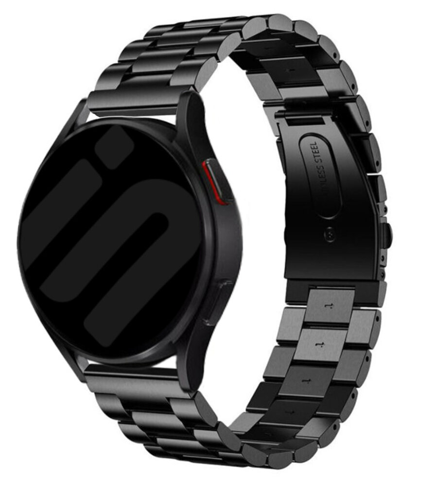 Strap-it® Strap-it Samsung Galaxy Watch 6 - 40mm Stahlarmband (Schwarz)