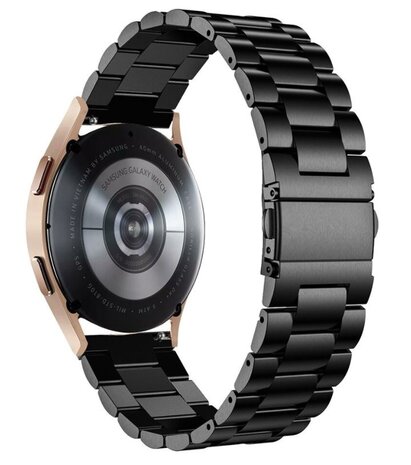 Strap-it® Strap-it Samsung Galaxy Watch 6 - 40mm Stahlarmband (Schwarz)