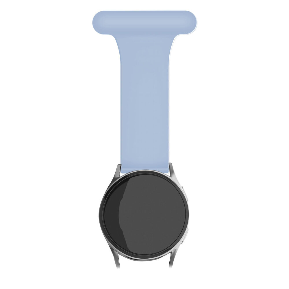 Strap-it® Strap-it Samsung Galaxy Watch 6 - 40mm Krankenschwester Anhänger (Hellblau)