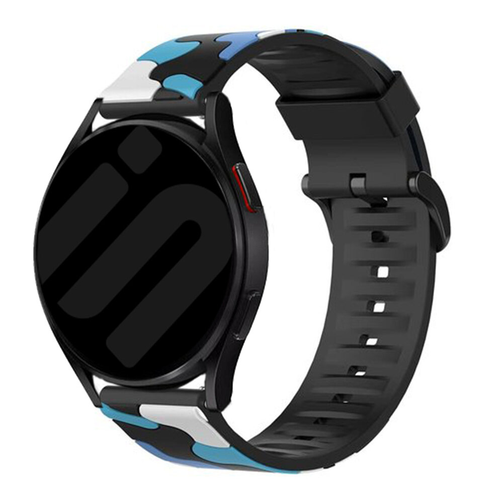 Strap-it® Strap-it Samsung Galaxy Watch 6 - 44mm Camouflage Armband (Blau)