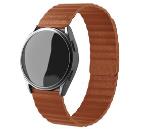 Strap-it® Samsung Galaxy Watch 6 - 44mm Leder Armband Loop (Braun) Strap-it® Samsung Galaxy Watch 6 - 44mm Leder Armband Loop (Braun)