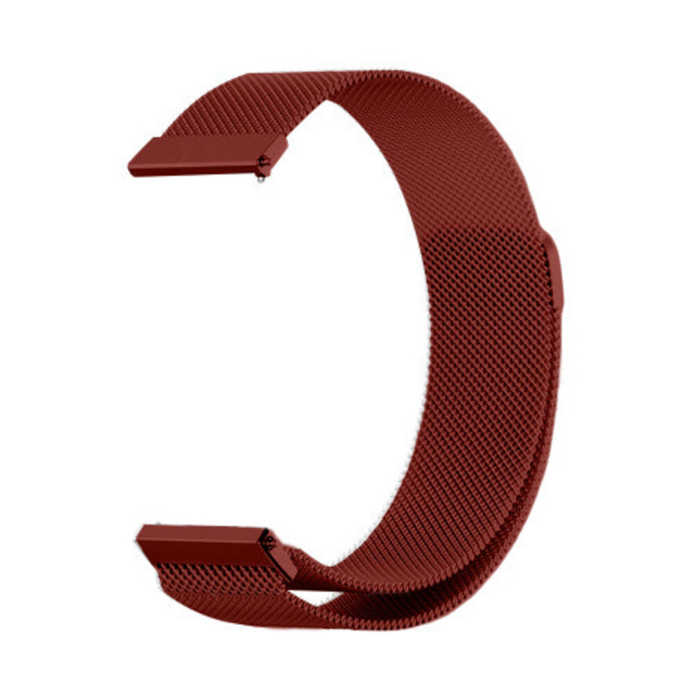 Strap-it® Strap-it Samsung Galaxy Watch 6 - 44mm Milanese Armband (Rot) Strap-it® Strap-it Samsung Galaxy Watch 6 - 44mm Milanese Armband (Rot)