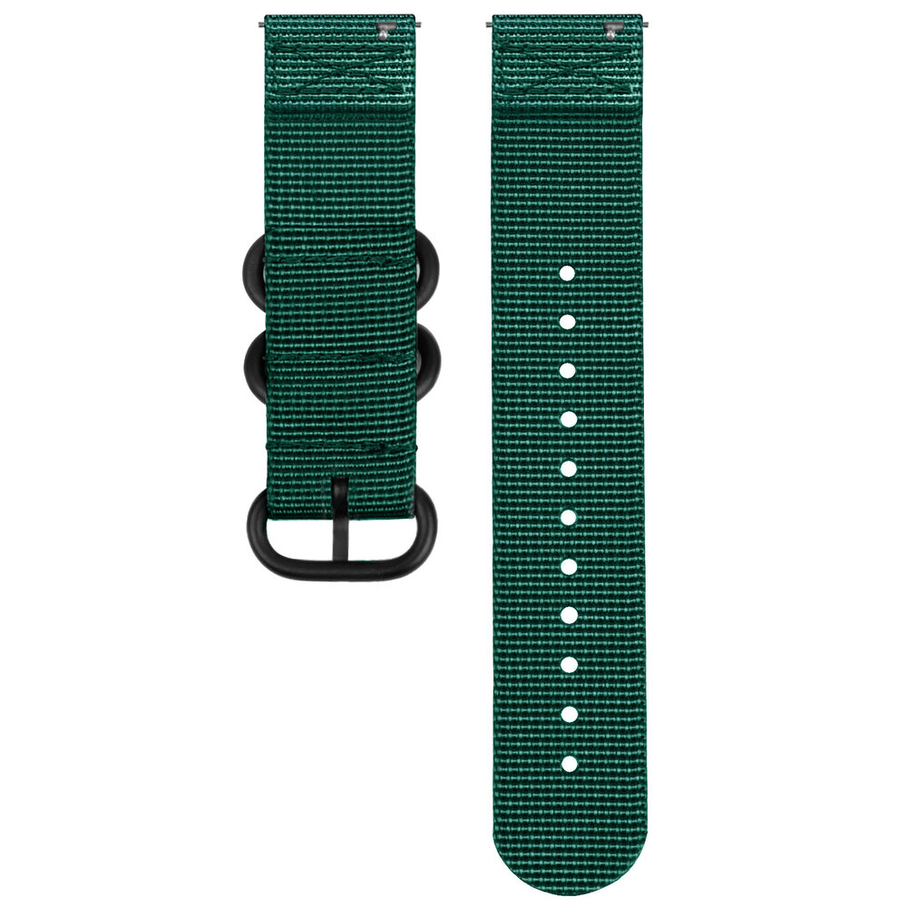 Strap-it® Strap-it Samsung Galaxy Watch 6 - 44mm Nylon Schnallenarmband (Dunkelgrün) Strap-it® Strap-it Samsung Galaxy Watch 6 - 44mm Nylon Schnallenarmband (Dunkelgrün)