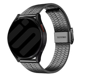 Strap-it® Samsung Galaxy Watch 6 - 44mm Stahlarmband Schiebverschluss (Schwarz) Strap-it® Samsung Galaxy Watch 6 - 44mm Stahlarmband Schiebverschluss (Schwarz)