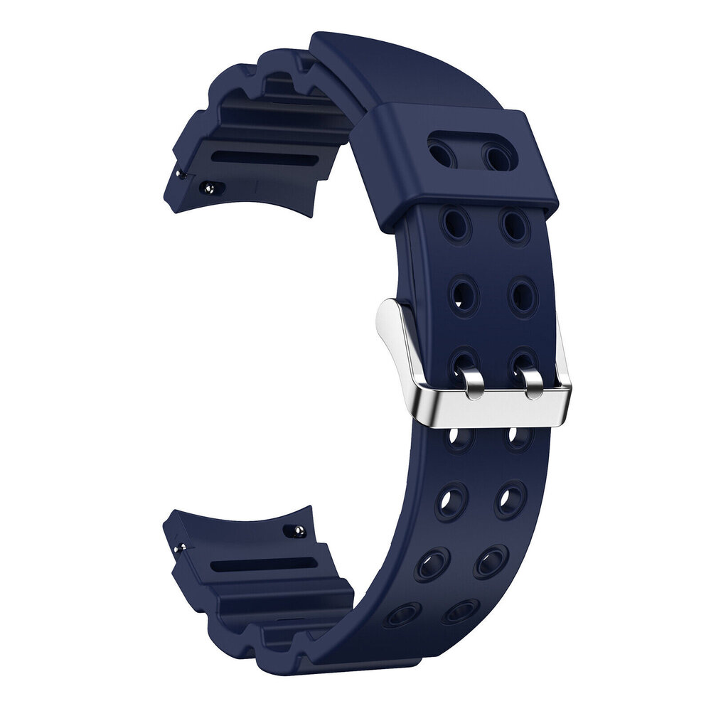 Strap-it® Strap-it Samsung Galaxy Watch 6 - 44mm Silikon Panzer Armband (Dunkelblau) Strap-it® Strap-it Samsung Galaxy Watch 6 - 44mm Silikon Panzer Armband (Dunkelblau)