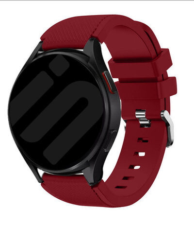 Strap-it® Strap-it Samsung Galaxy Watch 6 - 44mm Silikon Armband (Burgund)