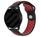 Strap-it® Strap-it Samsung Galaxy Watch 6 - 44mm Sport Armband (Schwarz/Rot)