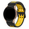 Strap-it® Strap-it Samsung Galaxy Watch 6 - 44mm Squared Sport Armband (Schwarz/Gelb) Strap-it® Strap-it Samsung Galaxy Watch 6 - 44mm Squared Sport Armband (Schwarz/Gelb)