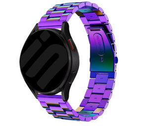 Strap-it® Samsung Galaxy Watch 6 - 44mm Stahlarmband (Regenbogen) Strap-it® Samsung Galaxy Watch 6 - 44mm Stahlarmband (Regenbogen)