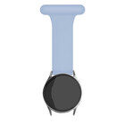 Strap-it® Strap-it Samsung Galaxy Watch 6 - 44mm Krankenschwester Anhänger (Hellblau)