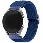 Strap-it® Strap-it Samsung Galaxy Watch 6 - 44mm Gewebtes Nylon Armband (Enzianblau)