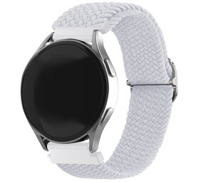 Strap-it® Samsung Galaxy Watch 6 - 44mm Gewebtes Nylon Armband (Signalweiß) Strap-it® Samsung Galaxy Watch 6 - 44mm Gewebtes Nylon Armband (Signalweiß)