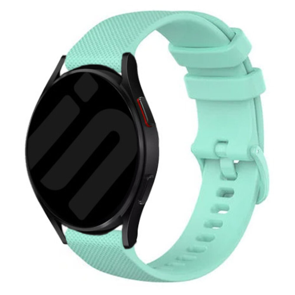 Strap-it® Strap-it Samsung Galaxy Watch 6 Classic 43mm Premium Silikon Armband (Aqua)