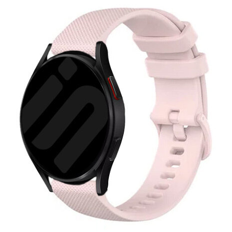 Strap-it® Strap-it Samsung Galaxy Watch 6 Classic 43mm Premium Silikon Armband (Rosa)