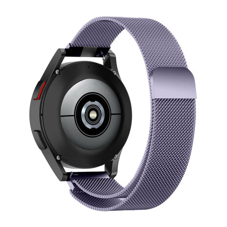 Strap-it® Strap-it Samsung Galaxy Watch 6 Classic 43mm Milanese Armband (HellLila)