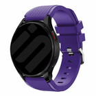 Strap-it® Strap-it Samsung Galaxy Watch 6 Classic 43mm Silikon Armband (Violett)