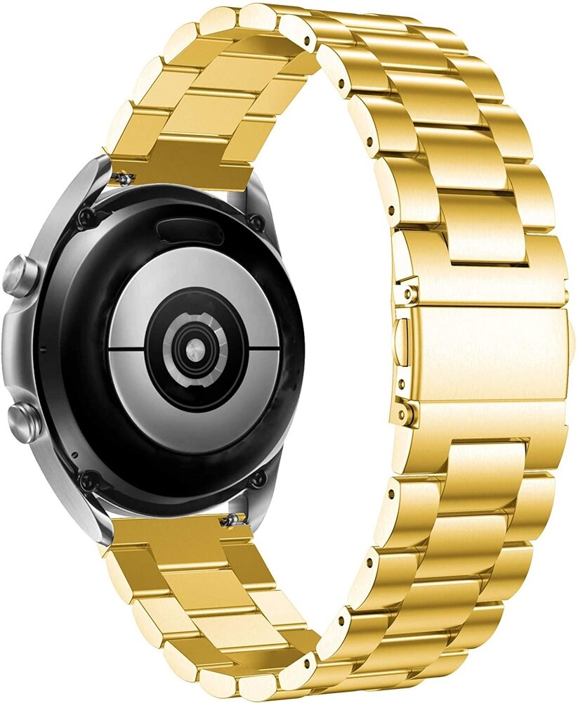 Strap-it® Strap-it Samsung Galaxy Watch 6 Classic 43mm Stahlarmband (Gold)