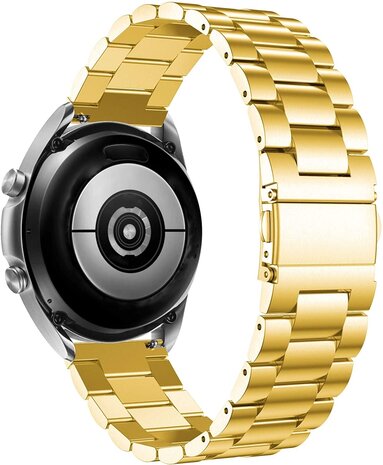 Strap-it® Strap-it Samsung Galaxy Watch 6 Classic 43mm Stahlarmband (Gold)