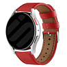 Strap-it® Strap-it Samsung Galaxy Watch 6 Classic 47mm Modernes Leder Armband (Rot) Strap-it® Strap-it Samsung Galaxy Watch 6 Classic 47mm Modernes Leder Armband (Rot)