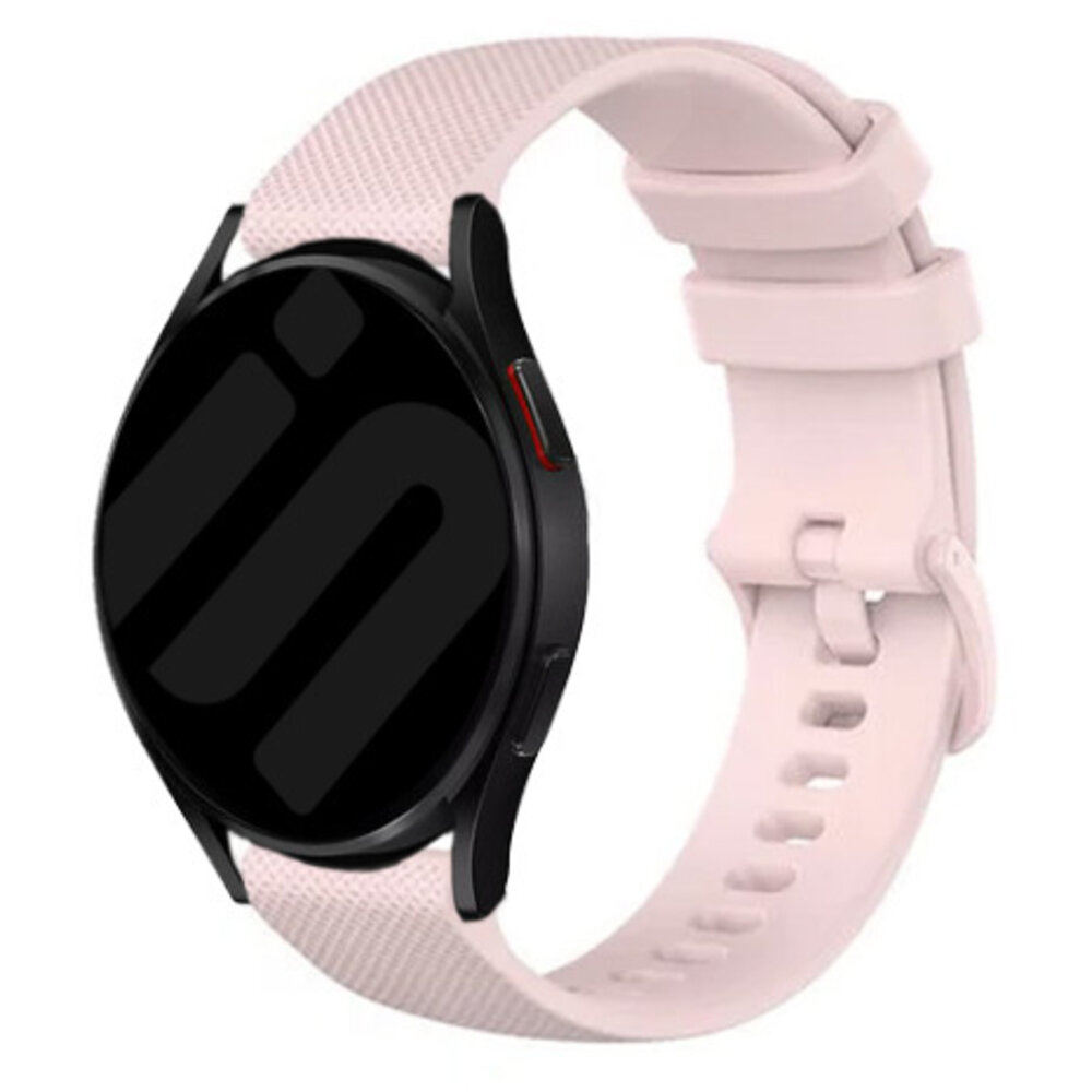 Strap-it® Strap-it Samsung Galaxy Watch 6 Classic 47mm Premium Silikon Armband (Rosa)
