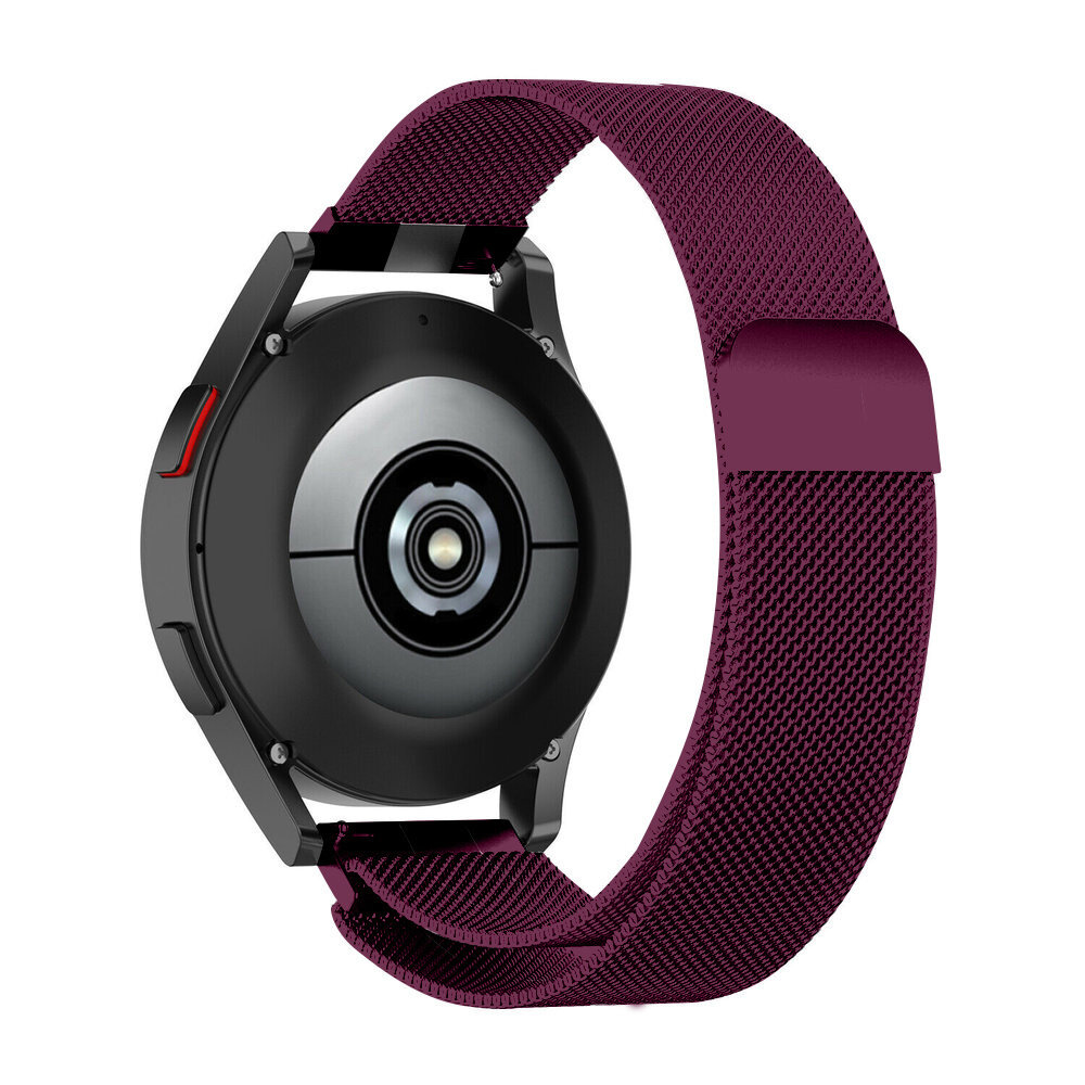Strap-it® Strap-it Samsung Galaxy Watch 6 Classic 47mm Milanese Armband (Lila)