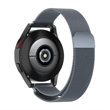 Strap-it® Strap-it Samsung Galaxy Watch 6 Classic 47mm Milanese Armband (Space Grey)
