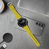 Strap-it® Strap-it Samsung Galaxy Watch 6 Classic 47mm Silikon Armband (Gelb)