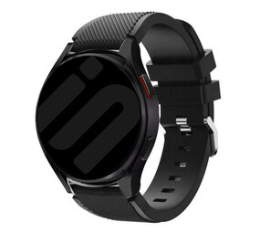 Strap-it® Samsung Galaxy Watch 6 Classic 47mm Silikon Armband (Schwarz) Strap-it® Samsung Galaxy Watch 6 Classic 47mm Silikon Armband (Schwarz)