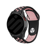 Strap-it® Samsung Galaxy Watch 6 Classic 47mm Sport Armband (Schwarz/Rosa) Strap-it® Samsung Galaxy Watch 6 Classic 47mm Sport Armband (Schwarz/Rosa)