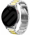 Strap-it® Strap-it Samsung Galaxy Watch 6 Classic 47mm Stahlarmband (Silber/Gold)