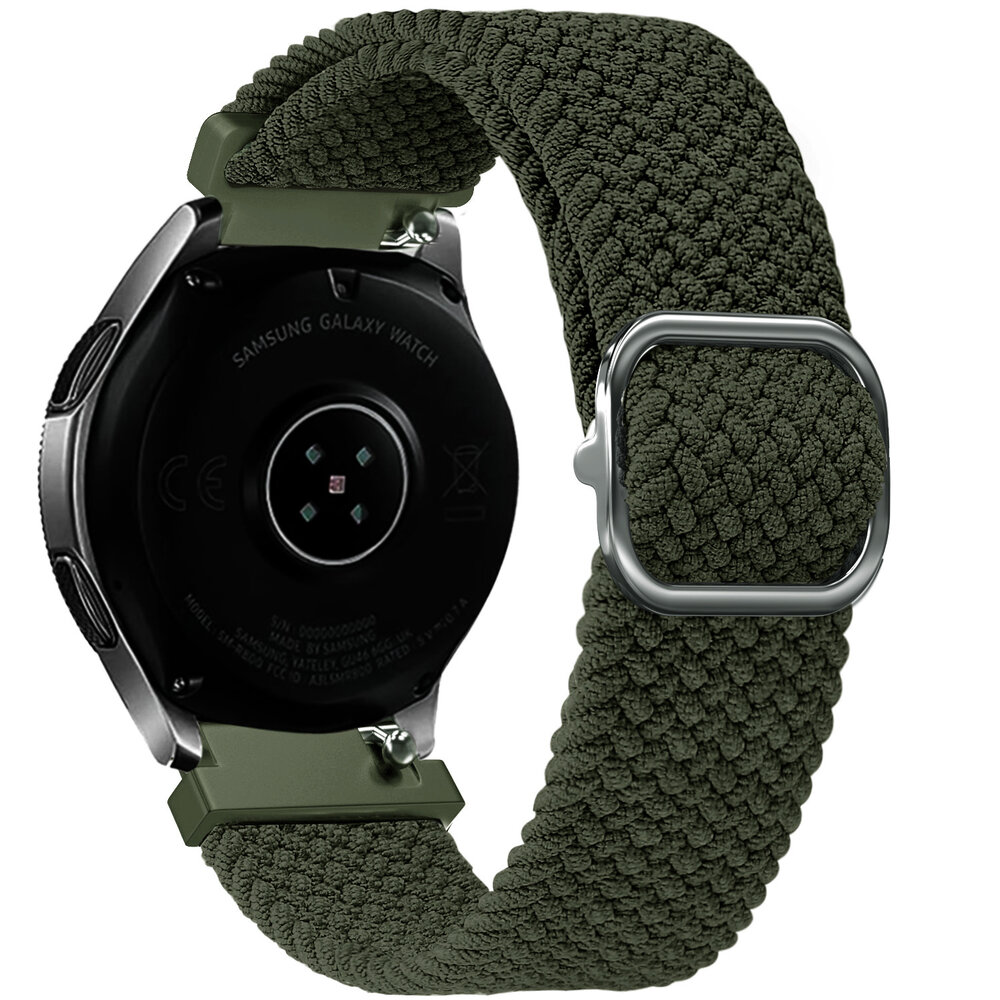 Strap-it® Strap-it Samsung Galaxy Watch 6 Classic 47mm Gewebtes Nylon Armband (Olivgrün) Strap-it® Strap-it Samsung Galaxy Watch 6 Classic 47mm Gewebtes Nylon Armband (Olivgrün)