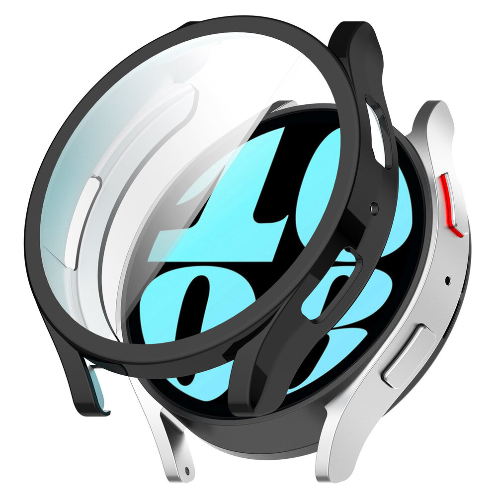 Strap-it® Strap-it Samsung Galaxy Watch 6 40mm TPU-Hülle (Schwarz)