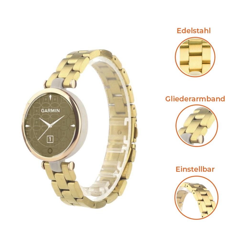 Strap-it® Strap-it Garmin Lily Stahlarmband (Gold) Strap-it® Strap-it Garmin Lily Stahlarmband (Gold)