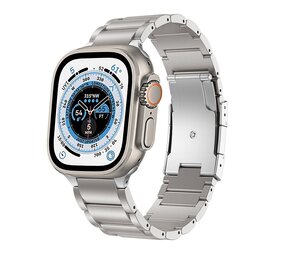 Strap-it® Apple Watch Ultra Titanarmband (Silber) Strap-it® Apple Watch Ultra Titanarmband (Silber)