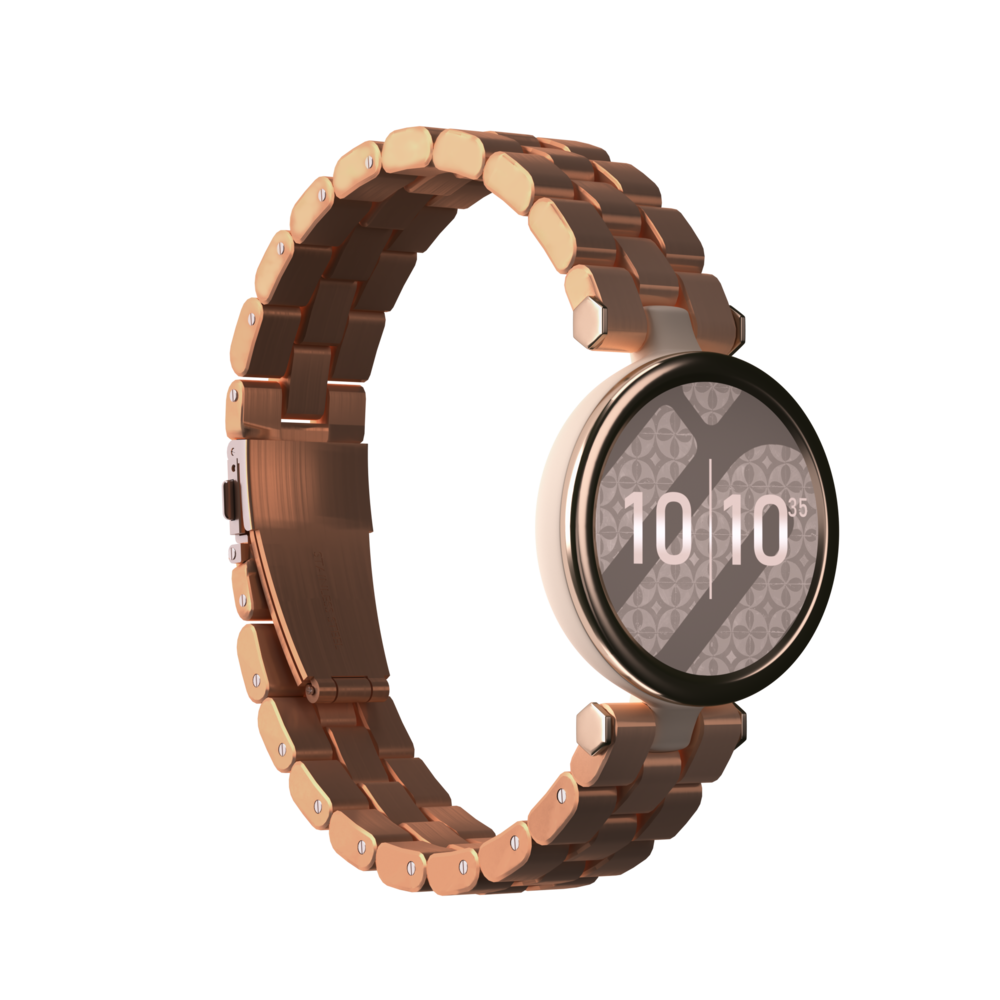 Garmin Lily Stahlarmband (Roségold) Smartwatcharmbaender.de