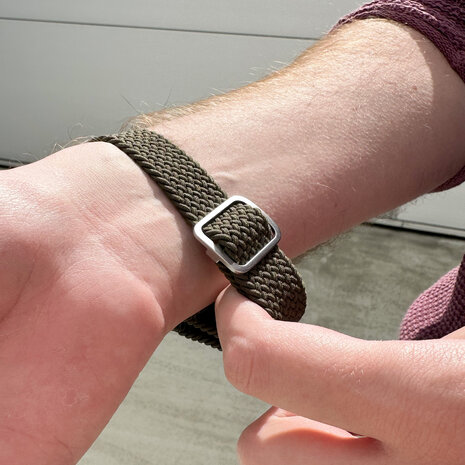 Strap-it® Strap-it Polar Ignite 2 verstellbares gewebtes Nylonarmband (Grün) Strap-it® Strap-it Polar Ignite 2 verstellbares gewebtes Nylonarmband (Grün)