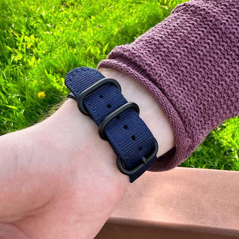 Strap-it® Strap-it Polar Vantage M Nylon Schnallenriemen (Blau) Strap-it® Strap-it Polar Vantage M Nylon Schnallenriemen (Blau)