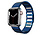 Strap-it Apple Watch 8 Luxus Magnetisches Stahlarmband (Blau)