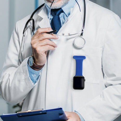 Strap-it® Strap-it Apple Watch 8 Krankenschwester Armband (Dunkelblau) Strap-it® Strap-it Apple Watch 8 Krankenschwester Armband (Dunkelblau)