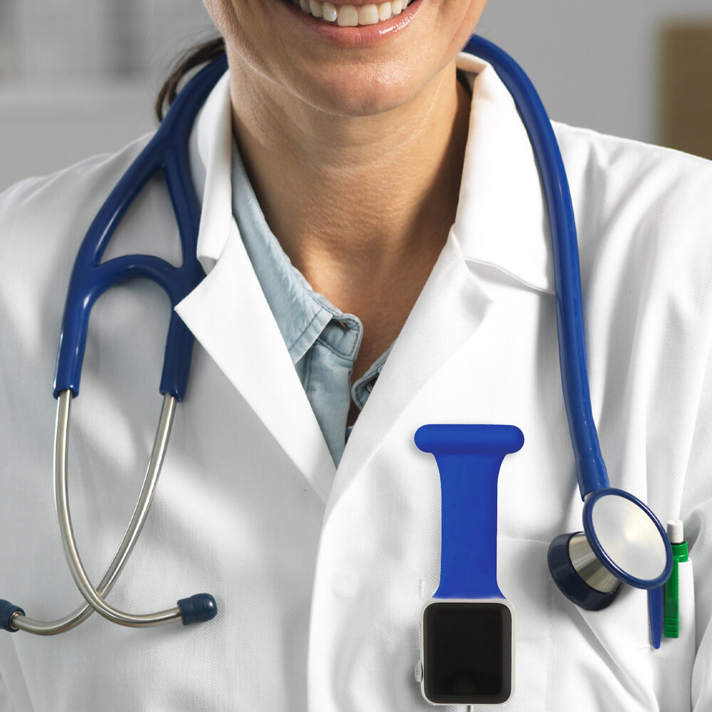 Strap-it® Strap-it Apple Watch 8 Krankenschwester Armband (Dunkelblau) Strap-it® Strap-it Apple Watch 8 Krankenschwester Armband (Dunkelblau)