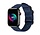 Strap-it Apple Watch 8 Nylonschnallenarmband (Blau)