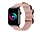 Strap-it Apple Watch 8 Nylonschnallenband (Rosa)