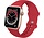 Strap-it Apple Watch 8 Armband Silikon (Rot)