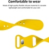 Strap-it® Strap-it Apple Watch 8 Armband Silikon (Gelb) Strap-it® Strap-it Apple Watch 8 Armband Silikon (Gelb)