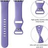 Strap-it® Strap-it Apple Watch 8 Armband Silikon (Lila) Strap-it® Strap-it Apple Watch 8 Armband Silikon (Lila)