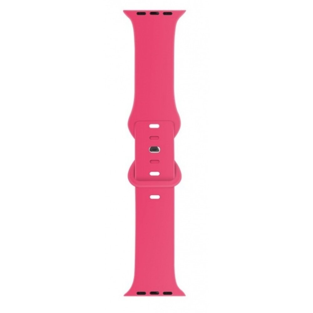 Strap-it® Strap-it Apple Watch 8 Armband Silikon (Pink)