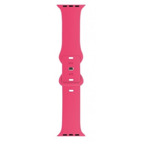 Strap-it® Strap-it Apple Watch 8 Armband Silikon (Pink)